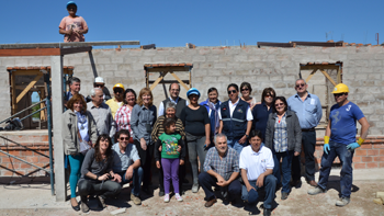 Jerarcas y arquitectos de MEVIR y de Bolivia