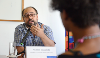 Director nacional de Políticas Sociales, Andrés Scagliola