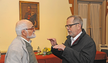Asesor externo de la UNESCO, Ciro Caraballo y arquitecto Esteban Dieste Asesor externo de la UNESCO, Ciro Caraballo y arquitecto Esteban Dieste