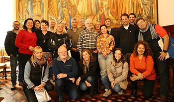 Delegación uruguaya en Hungría y Portugal