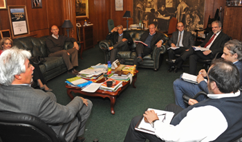 Reunión de ministros en la sede del MGAP