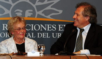 Canciller Luis Almagro y Belela Herrera Canciller Luis Almagro y Belela Herrera