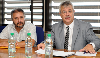 Ministro Enrique Pintado y subsecretario Pablo Genta Ministro Enrique Pintado y subsecretario Pablo Genta
