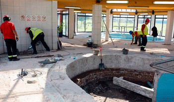 Obras en Termas de Almirón Obras en Termas de Almirón