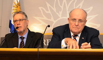 Jorge Vázquez y Rudolph Giuliani Jorge Vázquez y Rudolph Giuliani