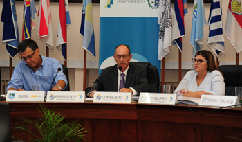 Gonzalo Casaravilla en el Congreso de Intendentes