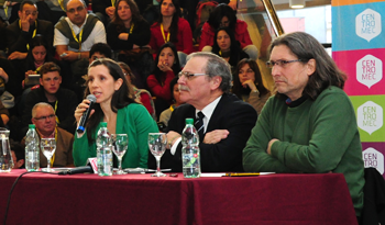 El ministro de Educación y Cultura, Ricardo Ehrlich, encabezó la presentación del balance de Centros MEC