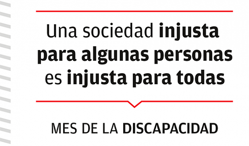 Mensaje para el Mes de la Discapacidad