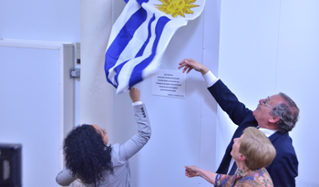 Inauguración de cámara refrigerada del Archivo General de la Nación