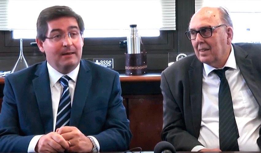 Leonardo Cipriani y Marcos Carámbula Leonardo Cipriani y Marcos Carámbula