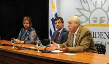 Kechichian, García y Rossi en conferencia de prensa Kechichian, García y Rossi en conferencia de prensa