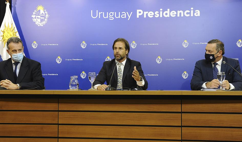 Conferencia del presidente Luis Lacalle Pou Conferencia del presidente Luis Lacalle Pou