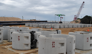 Obras del saneamiento de Ciudad de la Costa Obras del saneamiento de Ciudad de la Costa