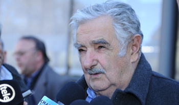 Presidente de la República, José Mujica, tras celebración de aniversario de Prolesa Presidente de la República, José Mujica, tras celebración de aniversario de Prolesa