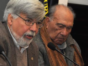 Ministro Bonomi y Uberfil Monzón