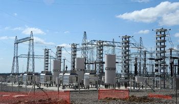 Centro convertidor de frecuencia eléctrica ubicado en Melo, con destino a la red brasileña Centro convertidor de frecuencia eléctrica ubicado en Melo, con destino a la red brasileña