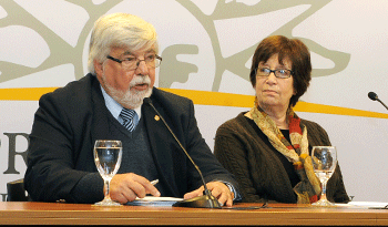 Ministros Eduardo Bonomi y Marina Arismendi Ministros Eduardo Bonomi y Marina Arismendi