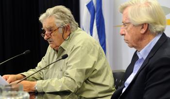 Presidente de la República José Mujica y vicepresidente Danilo Astori Presidente de la República José Mujica y vicepresidente Danilo Astori