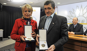 Acto de homenaje de Iroldi y Bernal Acto de homenaje de Iroldi y Bernal