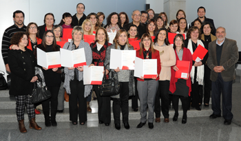 Trabajadores docentes reciben tìtulos de posgrado en TIC Trabajadores docentes reciben tìtulos de posgrado en TIC
