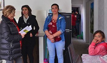 Ministra Eneida de León en inauguración de viviendas en Florida Ministra Eneida de León en inauguración de viviendas en Florida