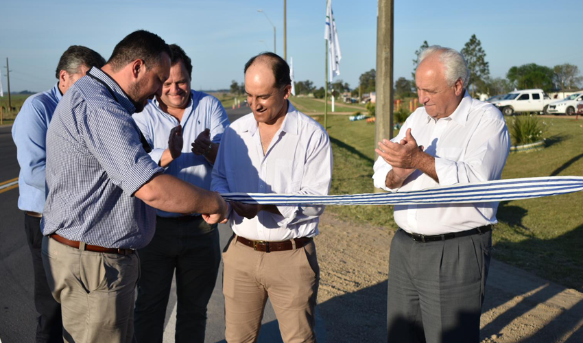 Inauguración de obras en Ruta 18 Inauguración de obras en Ruta 18