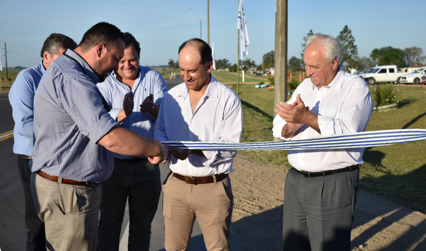 Inauguración de obras en Ruta 18