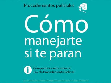 Portada de la guía “Cómo manejarte si te paran”