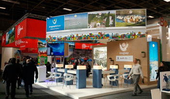 Estand de Uruguay en la feria de turismo ITB Berlín Estand de Uruguay en la feria de turismo ITB Berlín