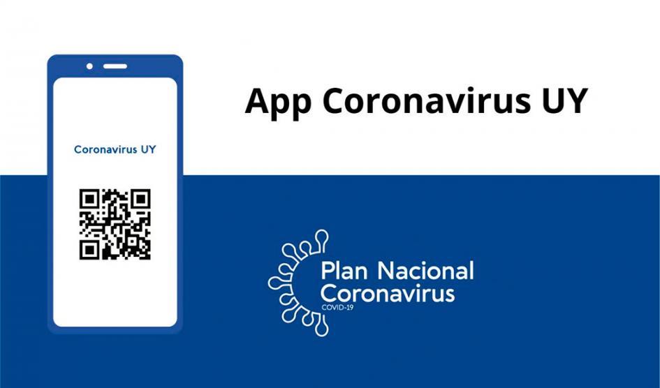 Portada de la aplicación CoronavirusUY Portada de la aplicación CoronavirusUY