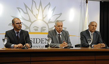 Juan Andrés Roballo, Miguel Ángel Toma y Jorge Basso Juan Andrés Roballo, Miguel Ángel Toma y Jorge Basso