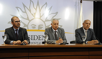 Juan Andrés Roballo, Miguel Ángel Toma y Jorge Basso