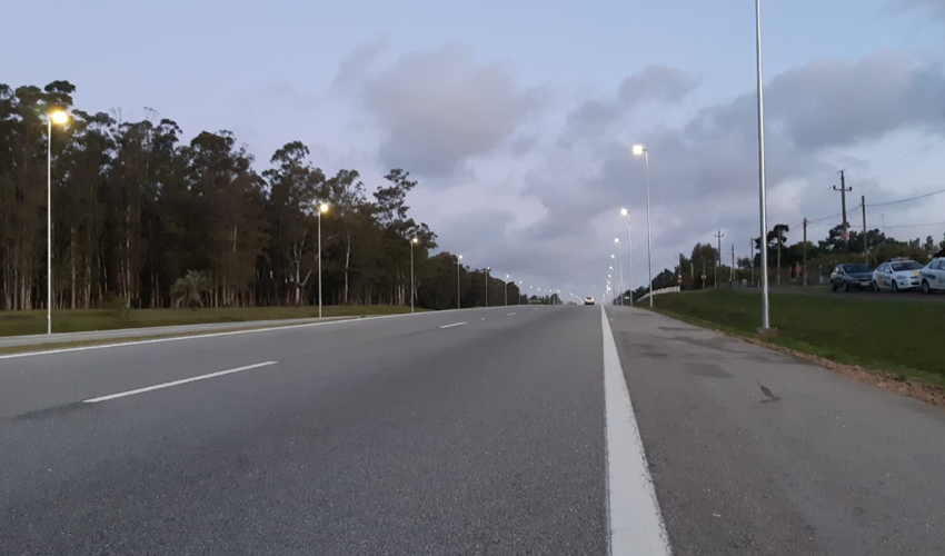 Nueva iluminación de ruta Líber Seregni Nueva iluminación de ruta Líber Seregni