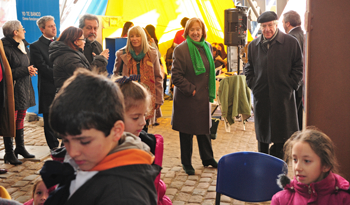 Ministros Astori y Muñoz y el presidente del BCU, Mario Bergara visitaron feria interactiva Ministros Astori y Muñoz y el presidente del BCU, Mario Bergara visitaron feria interactiva