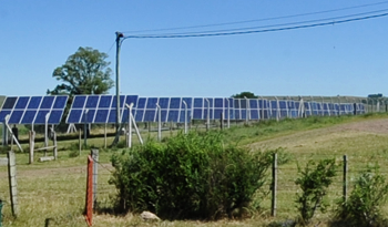 Paneles fotovoltaicos de Pueblo Vera, Salto