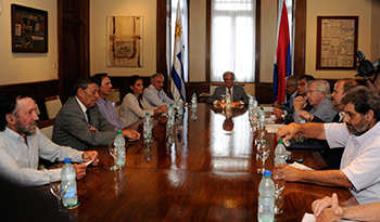 Reunión de Vázquez con gremiales rurales