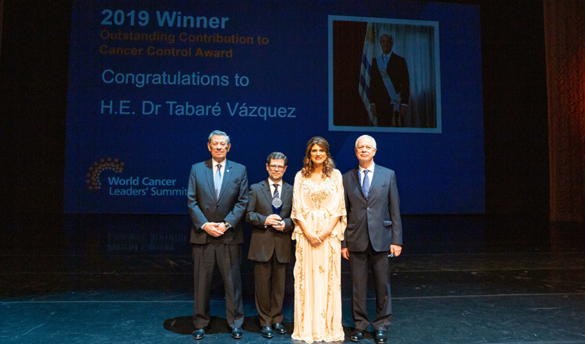 Rodolfo Nin Novoa, Álvaro Vázquez, princesa Dina Mired de Jordania y Jorge Basso Rodolfo Nin Novoa, Álvaro Vázquez, princesa Dina Mired de Jordania y Jorge Basso