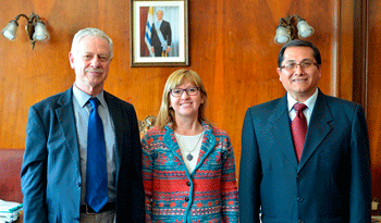 Basso, Lustemberg y Escalante en la sede del Ministerio de Salud Pública Basso, Lustemberg y Escalante en la sede del Ministerio de Salud Pública