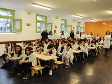 Niños en clase