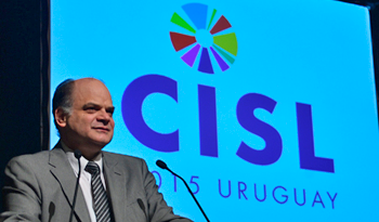 Presidente de Antel, Andrés Tolosa, en el lanzamiento del evento Avanza CISL 2015