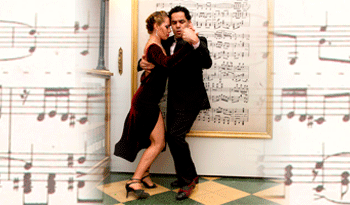 Bailarines de tango