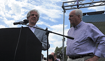 Tabaré Vázquez y Víctor Rossi