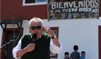 Presidente José Mujica en inauguración de viviendas