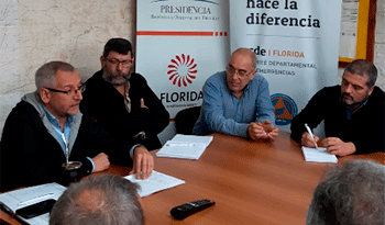 Andrés Berterreche en la reunión del Cecoed de Florida Andrés Berterreche en la reunión del Cecoed de Florida
