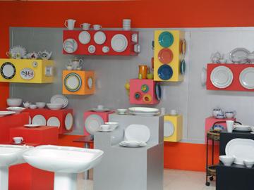 Productos de Metzen y Sena en exposición Productos de Metzen y Sena en exposición
