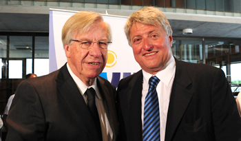 Danilo Astori con el flamante presidente del Comité Central Israelita, Sergio Gorzy Danilo Astori con el flamante presidente del Comité Central Israelita, Sergio Gorzy