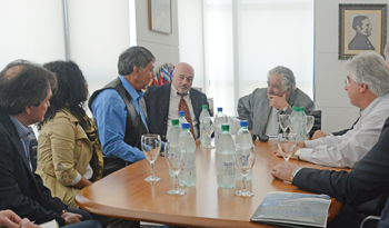 Presidente Mujica y autoridades de Estados Unidos y Uruguay Presidente Mujica y autoridades de Estados Unidos y Uruguay