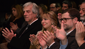 El presidente Tabaré Vázquez en acto de ASSE