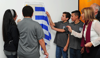 Inauguración de liceo en Colonia Miguelete