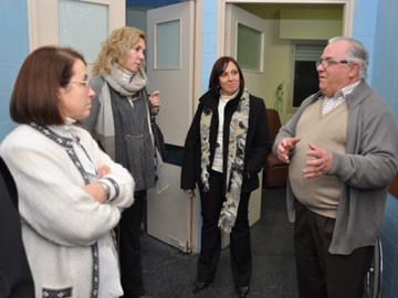 Ministra Muñiz visitó instituciones de salud de Flores Ministra Muñiz visitó instituciones de salud de Flores
